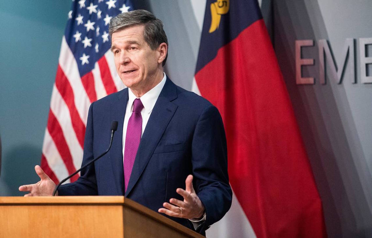 North Carolina Gov. Roy Cooper NASCAR resume its season