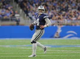 Cowboys quarterback Dak Prescott will lead the No. 1 offense in the NFL against the No. 1 defense in the Dallas-New England game on Sunday. (Image: Getty)