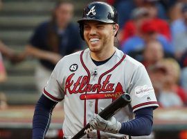 Braves first baseman Freddie Freeman mic'd up during the 2019 All-Star Game in Cleveland. (Image: AP)