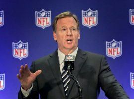 NFL Commissioner Roger Goodell called on Congress Monday to pass sports betting legislation. (Image: AP)