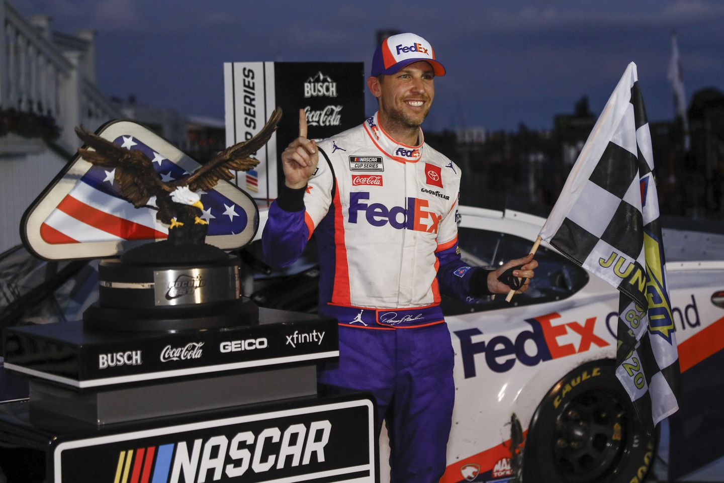 Denny Hamlin Brickyard 400 