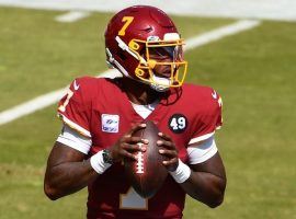 Two NFL quarterbacks, Washingtonâ€™s Dwayne Haskins, and Sam Darnold of the New York Jets, are not playing this Sunday, but for two different reasons. (Image: Getty)