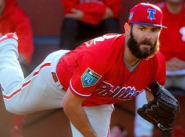 Jake Arrieta signed with Philadelphia in the offseason and is helping his new team. (Image: Getty)