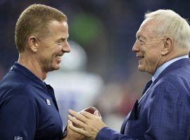 Dallas owner Jerry Jones, right, has voice his displeasure with the Cowboys season, and coach Jason Garrett could be fired at the end of the season. (Image: Getty)