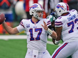 Buffalo quarterback Josh Allen has led the Bills to a 5-2 record and look to break the teamâ€™s seven-game losing streak to New England on Sunday at home. (Image: AP)