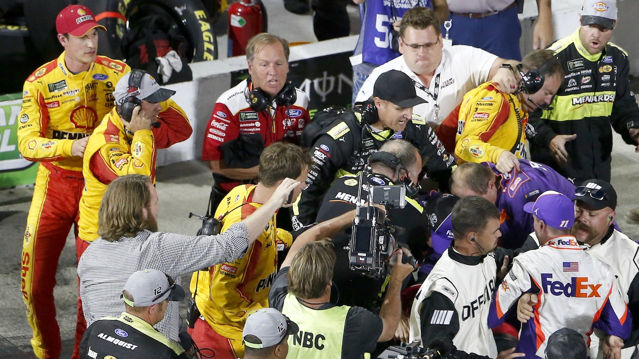 Joey Logano, Denny Hamlin