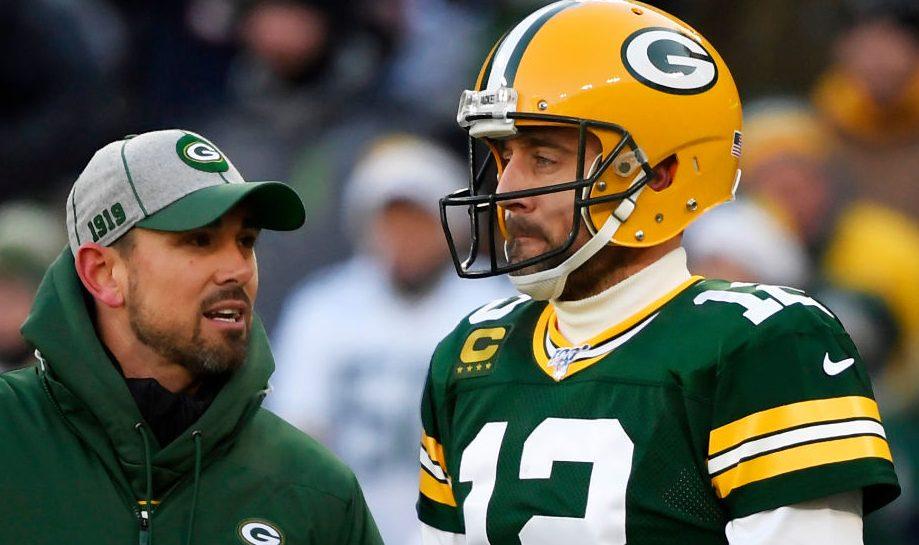 Green Bay Packers Matt LaFleur Aaron Rodgers