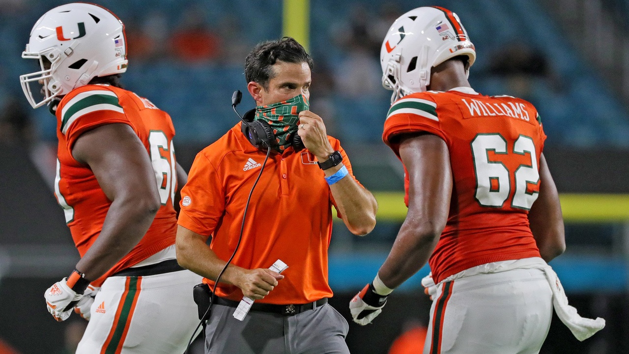 Miami coach Manny Diaz