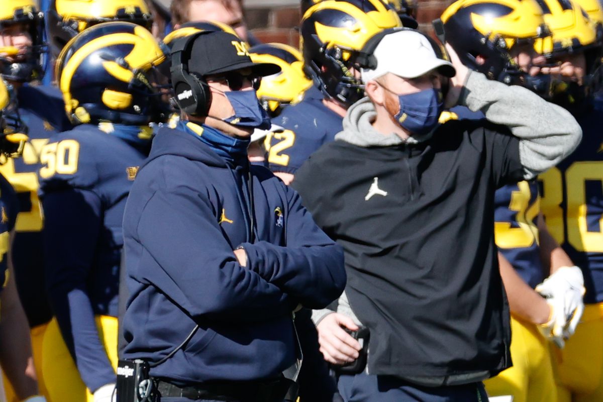 Michigan head coach Jim Harbaugh