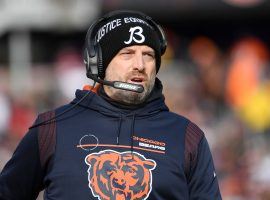 Matt Nagy coached his final game with the Chicago Bears after four years at the helm. (Image: Getty)