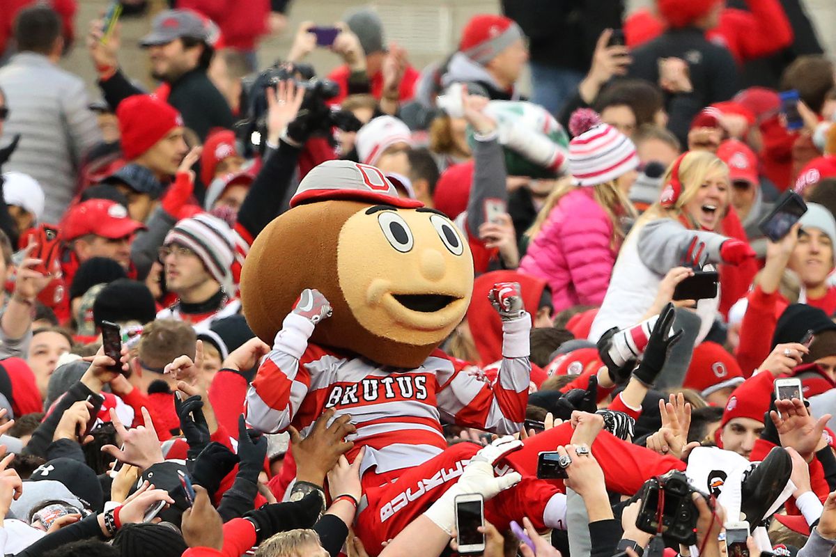 Ohio State mascot Brutus Buckeye