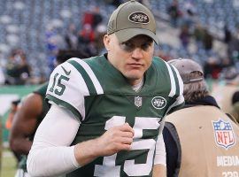 Josh McCown on the sidelines as a backup QB for the NY Jets last season at MetLife Stadium. (Image: Getty)