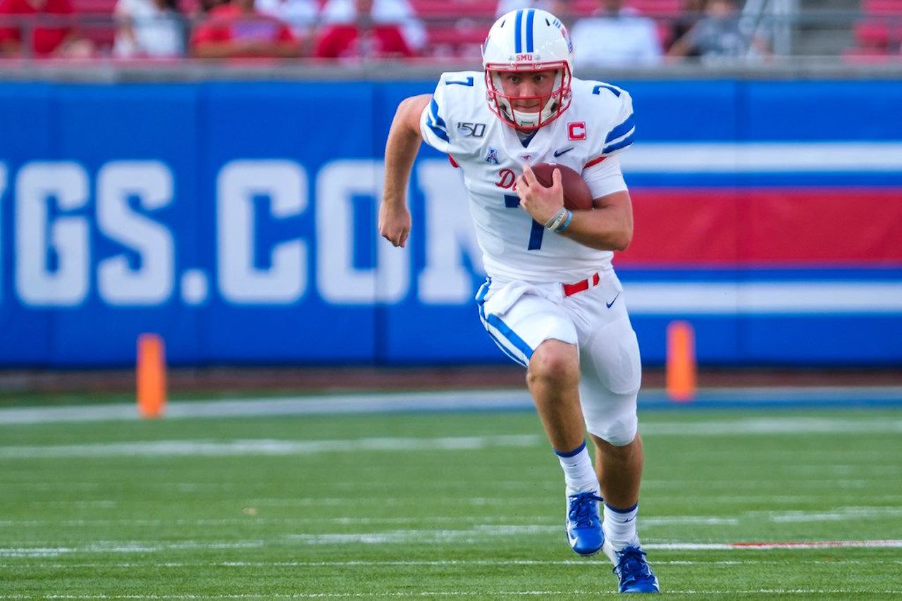 SMU quarterback Shane Buechele