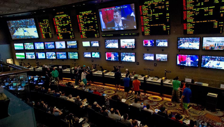 Nevada sportsbooks revenues New Jersey