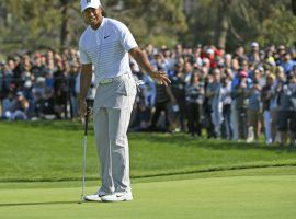 Tiger Woods has struggled with his putting this season and on Tuesday tried a new putter. (Image: Stan Badz/PGA Tour)