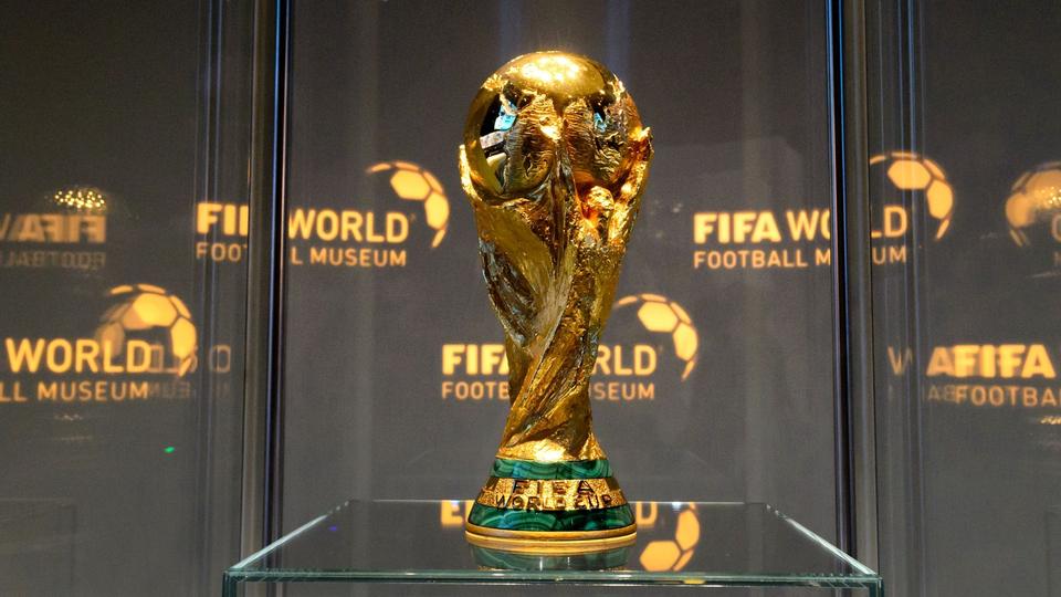 The FIFA World Cup trophy