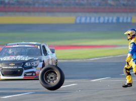 Pit crews have a new interpretation of the uncontrolled tire policy that changes how NASCAR will issue a penalty. (Image: USA Today Sports)