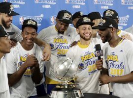 The Golden State Warriors won the 2017 NBA Championship and are favored to do so again this year. (Image: REXShutterstock)